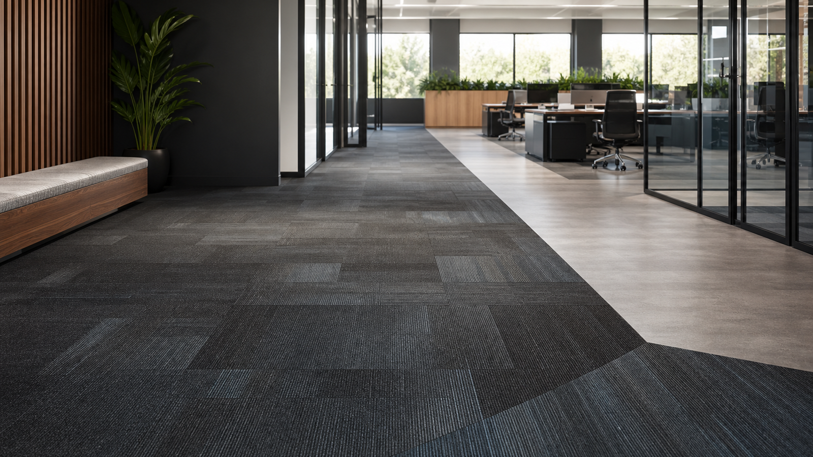 Commercial flooring design